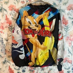 Members Only Tom and Jerry Jacket - Blue and Black